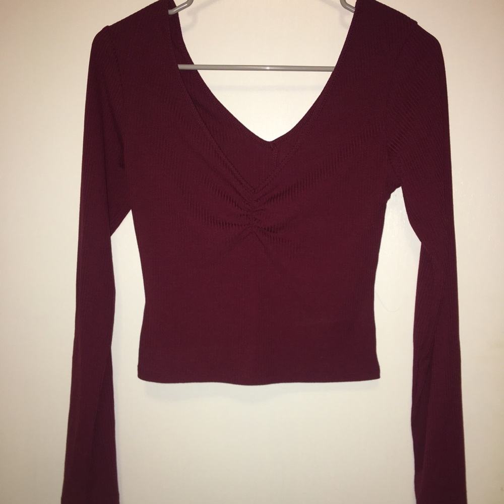 Pacsun maroon long sleeve